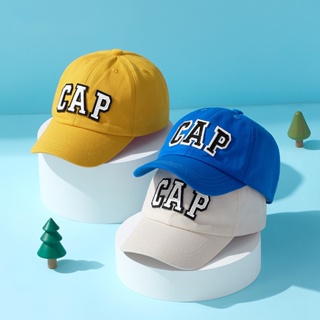 หมวกเบสบอล พิมพ์ลายตัวอักษร สีพื้น สไตล์ฮิปฮอป แฟชั่นสําหรับเด็กผู้ชาย และเด็กผู้หญิง อายุ 3-8 ปี
