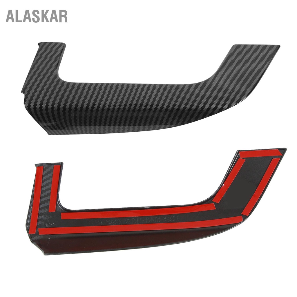 alaskar-2pcs-ที่เท้าแขนประตูรถตัดรูปแบบคาร์บอนไฟเบอร์สัมผัสสบายสำหรับ-land-cruiser-lc300-2023