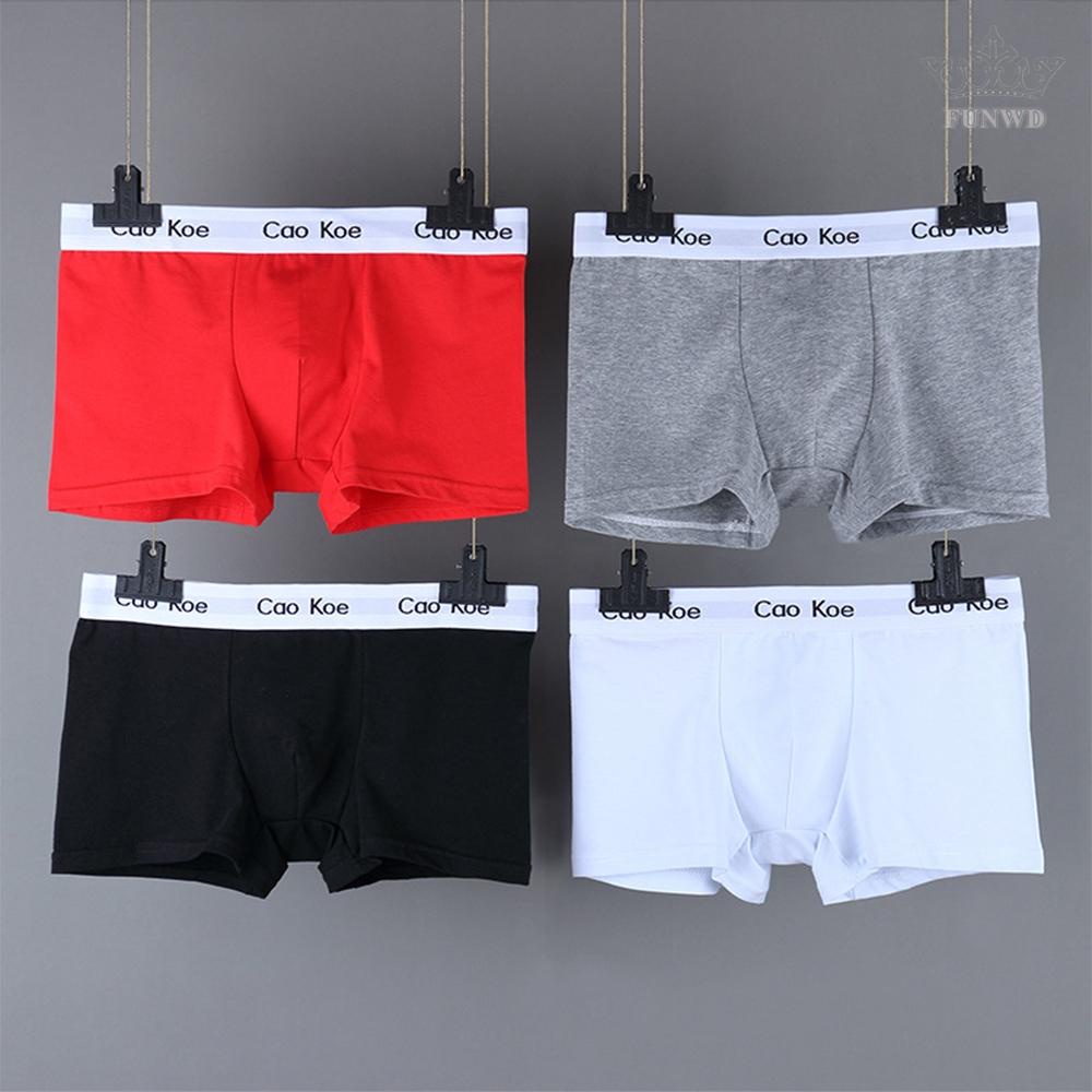 【FUNWD】3x Mens Boxer Briefs Knickers U Bulge Pouch Sexy Boxers Shorts
