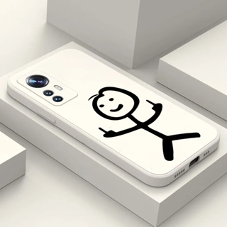 เคสโทรศัพท์มือถือ กันกระแทก ลาย Line Man Matchman เรียบง่าย สําหรับ Xiaomi Mi 12T 11T 10T Pro 12 13 Pro Mi 11 12 13 Lite
