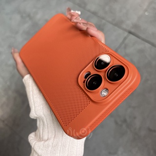 เคสโทรศัพท์มือถือ ป้องกันเลนส์กล้อง กระจายความร้อน สําหรับ iPhone 14 13 12 11 Pro Max 14 Plus 14