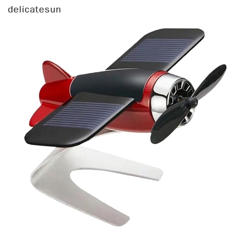 delicatesun-น้ําหอมปรับอากาศในรถยนต์-พลังงานแสงอาทิตย์-โมเดลเครื่องบิน-คอนโซลกลาง-น้ําหอมปรับอากาศอัตโนมัติ-หอมดี