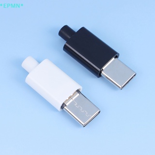 Epmn&gt; ใหม่ ปลั๊กเชื่อมต่อ Type-C Mirco USB 3.1 กระแสไฟสูง ชาร์จเร็ว ตัวผู้ 2 ชุด