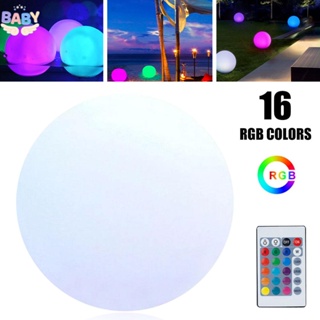 ลูกบอลไฟ LED เปลี่ยนสีได้ 16 สี สําหรับตกแต่งสระว่ายน้ํา SHOPCYC3854