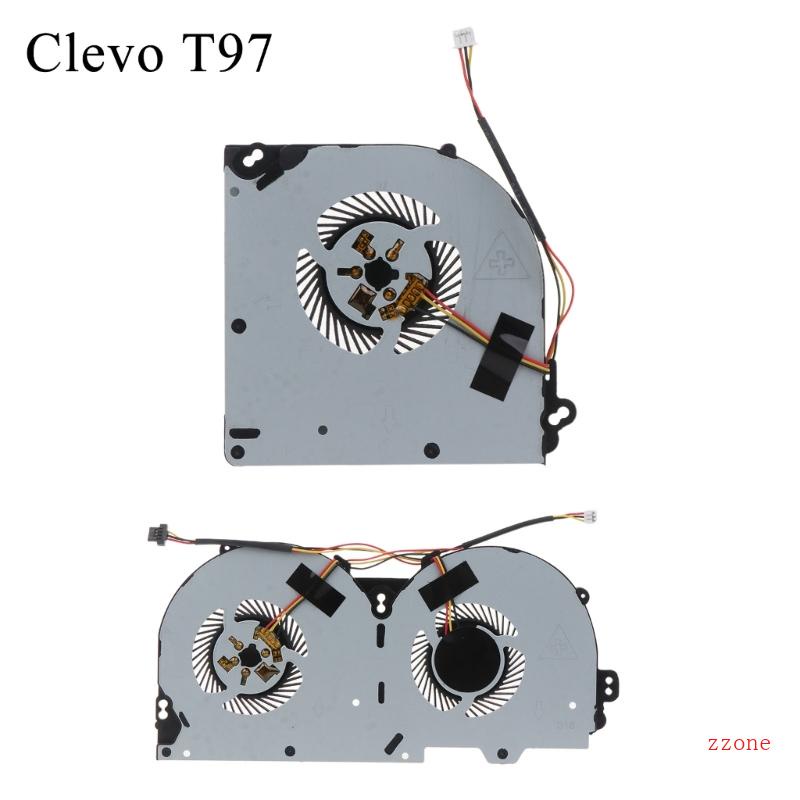 NUOVA Ventola Della CPU & GPU FAN PER Clevo P950 P950HR P950ER - Foto 6