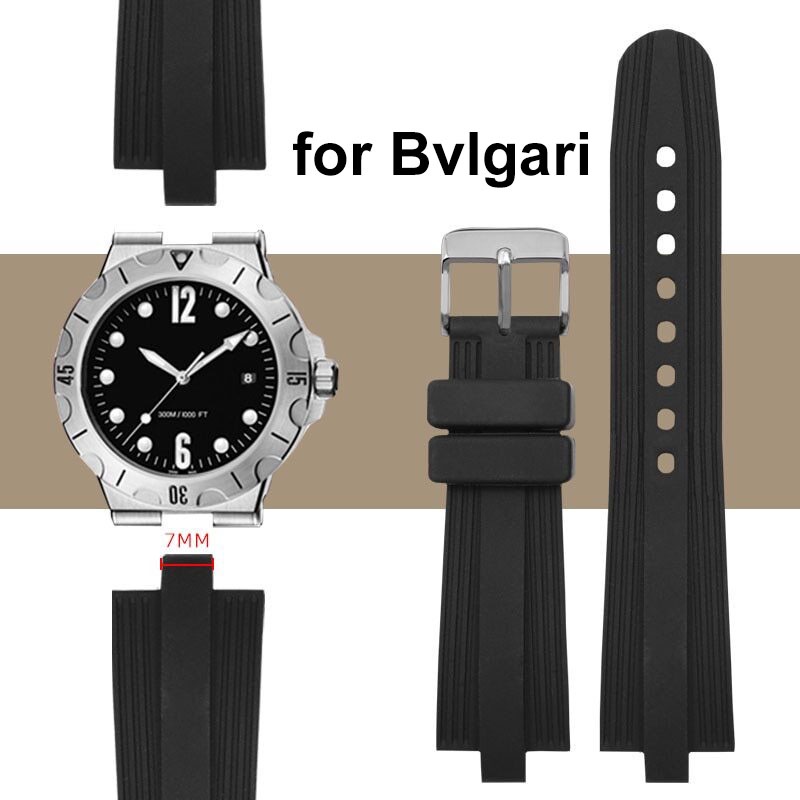 bvlgari-สายนาฬิกาข้อมือ-ยางซิลิโคนนิ่ม-กันน้ํา-ขนาด-22-7-มม-สีดํา-สไตล์สปอร์ต-สําหรับผู้ชาย