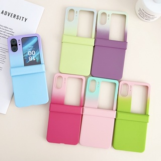 เคสโทรศัพท์มือถือแบบแข็ง ฝาพับ ป้องกันรอย สําหรับ OPPO Find N2 N2Flip