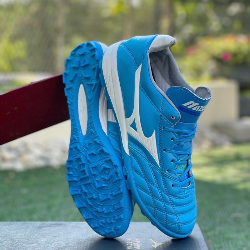 รองเท้าร้อยปุ่มหนังแท้100-mizuno-morelia-ii-pro-as-พร้อมส่ง-เท้าอวบเท้าบาน-1size-ค่ะ