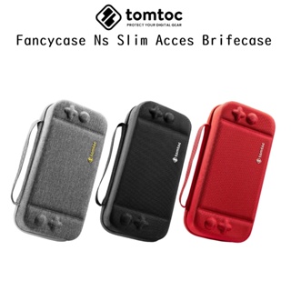 Tomtoc Fancycase Ns Slim Acces Brifecase กระเป๋ากันกระแทกเกรดพรีเมี่ยม สำหรับ Nintendo Switch/OLED (ของแท้100%)