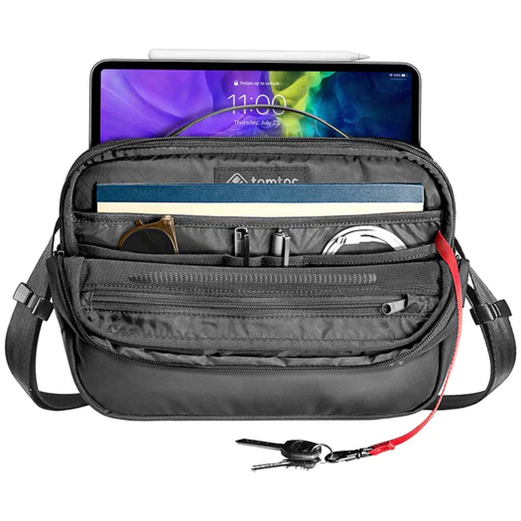 tomtoc-urban-shoulder-bag-กระเป๋าสะพายข้างเกรดพรีเมี่ยม-สำหรับ-ipad-tablet-อุปกรณ์อื่นๆ-ของแท้100
