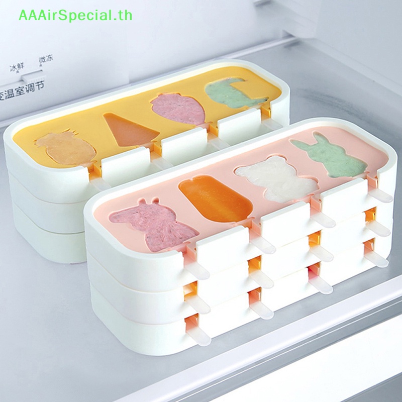 aaairspecial-ถาดแม่พิมพ์ซิลิโคน-พร้อมฝาปิด-สําหรับทําไอศกรีม-ไอศกรีม-ไอติม