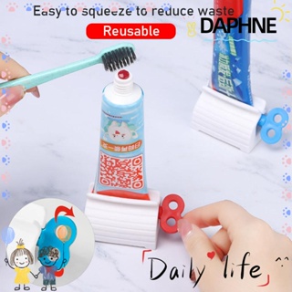 DAPHNE Bathroom Supply Toothbrush Holder Reusable Holder Stand Toothpaste Squeezer Tooth Cleaning Accessories Manual Plastic Home Rolling Tube/Multicolor