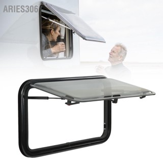 Aries306 730x430mm RV Push Out Window พร้อมม่านบังแดดกระจกอะคริลิคสองชั้นสำหรับ Campers Trailers Motorhomes