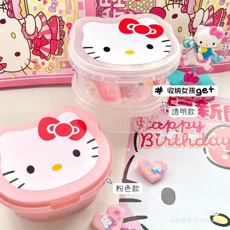 sanrio-กล่องเบนโตะ-ลายการ์ตูน-hello-kitty-น่ารัก-ขนาด-400-มล-ของใช้ในครัวเรือน-สําหรับใส่อาหาร-ขนมหวาน-อาหารกลางวัน