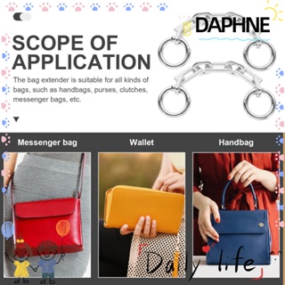 Daphne สายโซ่ต่อขยายกระเป๋า ทรงสี่เหลี่ยม 2 3 4 ช่อง สําหรับใต้วงแขน 2 ชิ้น