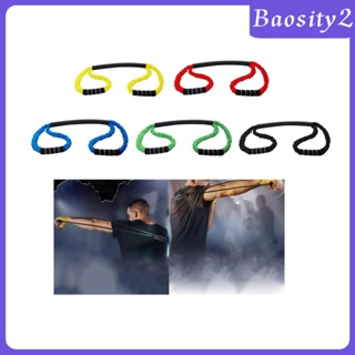 [Baosity2] อุปกรณ์ออกกําลังกาย สายรัดต้านทาน พร้อมที่จับ สําหรับต่อยมวย บาสเก็ตบอล พิลาทิส