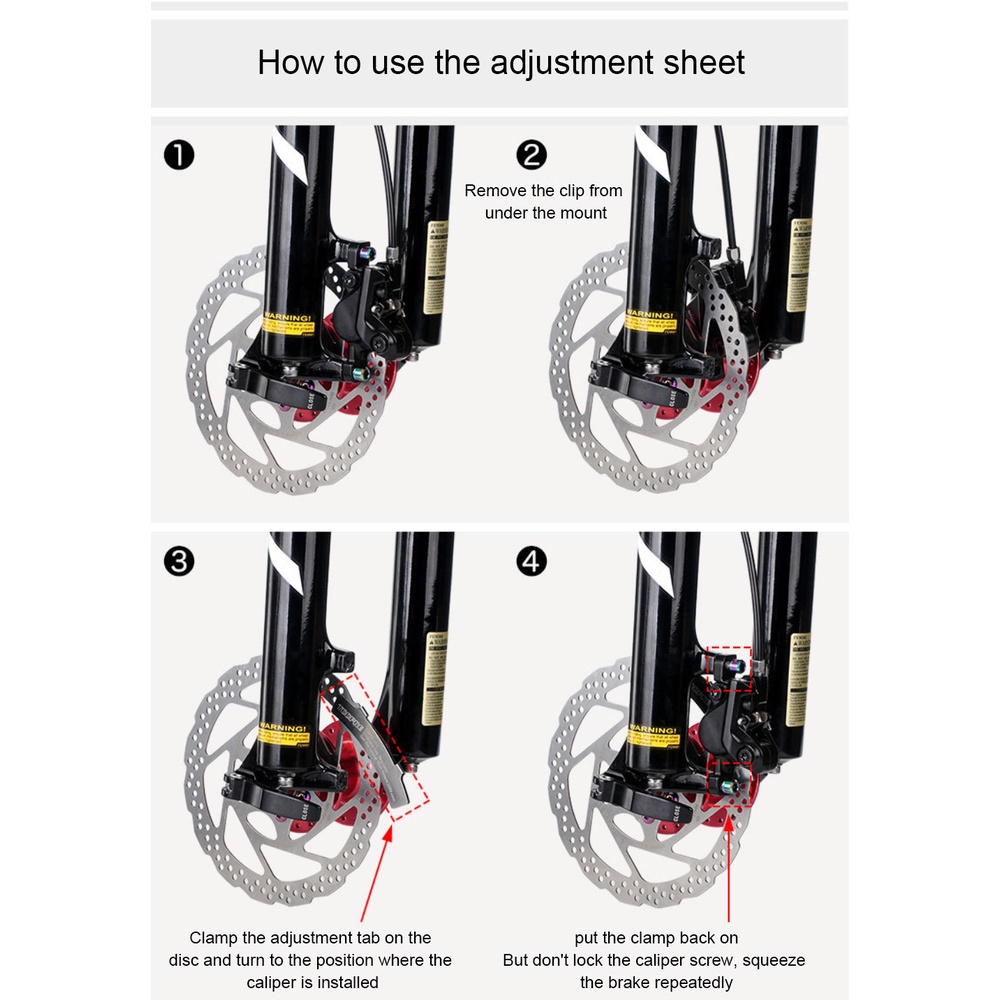 cod-ชิ้นส่วนปรับดิสเบรคจักรยานน้ำมันดิสเบรคกันลื่นคาลิปเปอร์ผ้าเบรค-clearance-adjustment-accessories-cod