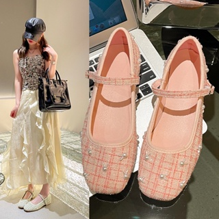 Fairy Pink รองเท้าแฟรี่ 35-40 Mary Jane สไตล์แบรนด์ดัง YJ118 รองเท้าผู้หญิง พรีออเดอร์