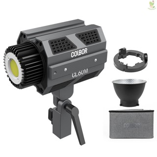 Colbor CL60M ไฟสตูดิโอถ่ายภาพ LED 65W 5600K CRI97+ 7 8.9 หรี่แสงได้