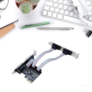 Bonj การ์ดคอมโบ PCIE เป็น Dual Serial RS232 PCIExpress DB25 สําหรับเครื่องพิมพ์