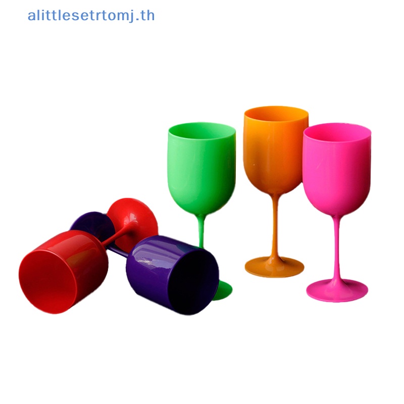 alittlese-แก้วไวน์พลาสติก-pp-ใช้ซ้ําได้-ปลอดภัย-สําหรับปาร์ตี้