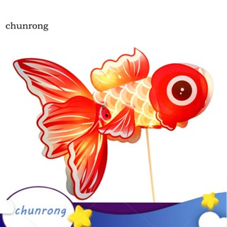 Chunrong โคมไฟ Pvc เรืองแสง สไตล์จีน แฮนด์เมด สําหรับตกแต่งปาร์ตี้วันเกิด งานแต่งงาน เทศกาลกลางฤดูใบไม้ร่วง