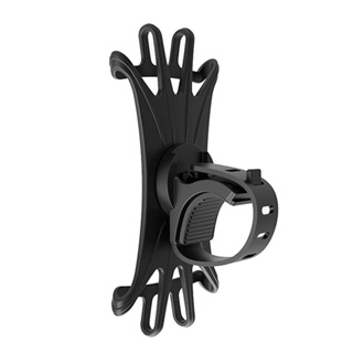 Bicycle Mobile Phone Holder Rotating Silicone Phone Holder For 4.0-6.0