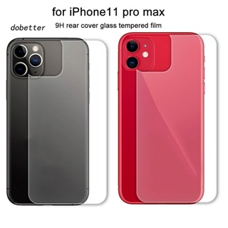 &lt;Dobetter&gt; ฟิล์มกระจกนิรภัย ป้องกันด้านหลัง สําหรับ iPhone 7 8 Plus XS Max 11 Pro Max