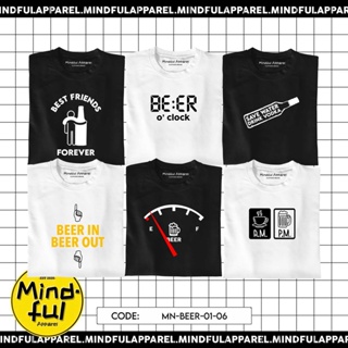 MINIMAL BEER GRAPHIC TEES PRINTS | MINDFUL APPAREL T-SHIRTS_02