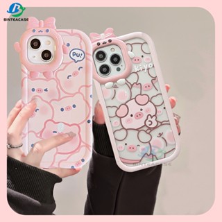 เคสโทรศัพท์มือถือ ลายการ์ตูนหมูน้อยน่ารัก สําหรับ VIVO Y16 Y02S Y22 Y35 Y33S Y21T Y21S Y33S Y11 Y12 Y15 Y17 U10 Y12S Y12A Y15S Y15A Y01 Y19 Y20S Y20i Y91C Y30 Y50 Y51 V25E