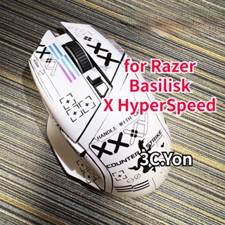 สติกเกอร์เทป ลายการ์ตูน กันน้ํา กันลื่น ป้องกันรอยขีดข่วน สําหรับติดตกแต่งเมาส์เล่นเกม Razer Basilisk X HyperSpeed