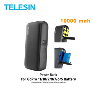 Telesin Power Bank 10000mah Storage Charging Box for GoPro Battery / Action camera Battery / Mobile phone