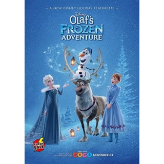 DVD ดีวีดี Olaf s Frozen Adventure ผจญภัยแสนสนุกของโอลาฟ (เสียง ไทย/อังกฤษ ซับ ไทย/อังกฤษ) DVD ดีวีดี
