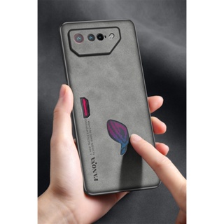 เคสโทรศัพท์มือถือหนัง PU ไฮบริด กันกระแทก สไตล์วินเทจ สําหรับ Asus ROG Phone 7 6 5 Pro 5S
