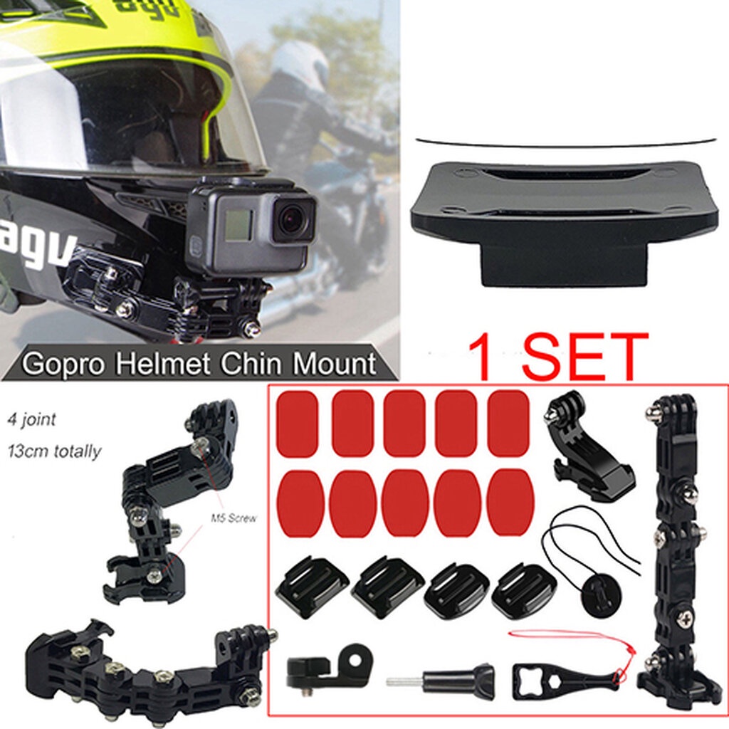 ชุดอุปกรณ์-ต่อกับหมวกกันน็อค-ติดหมวก-ยึดรถจักรยานยนต์-gopro-9-8-7-gopro-max-helmet-motorcycle-adjustment-base-mount-3m