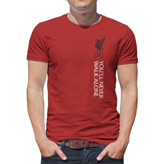 ใหม่ เสื้อยืดลําลอง แขนสั้น พิมพ์ลาย Liverpool Football Club Banner สําหรับผู้ชาย【ไซซ์ 2T-6XL】 903547