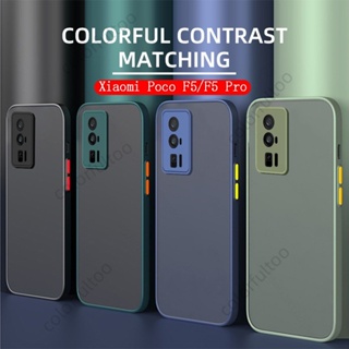 เคสโทรศัพท์มือถือ ซิลิโคนนิ่ม ใส ผิวด้าน กันกระแทก กันรอยกล้อง สําหรับ Xiaomi Poco F5 Pro 5G F5Pro F 5 PocoF5 2023 Poco F5