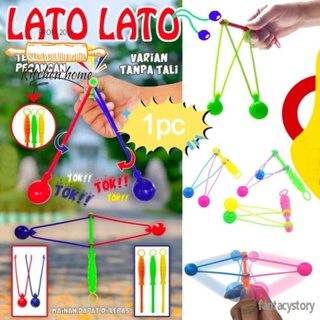 19 สี Lato Lato ลาโต้ ลูกบอลไวรัส มี 2 แบบ แบบธรรมดา กับแบบมีไฟ LED ของเล่นสำหรับเด็ก คละสี มีราคาส่ง