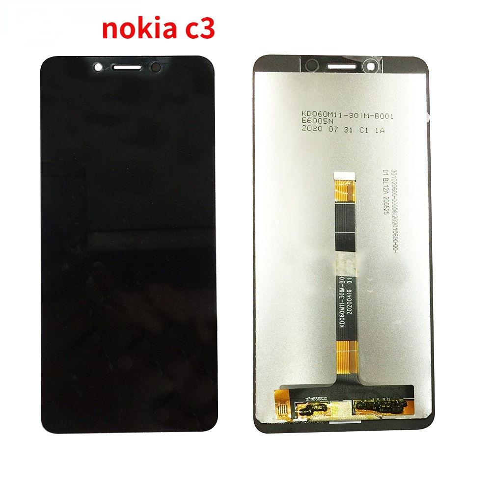 แผงเซนเซอร์หน้าจอสัมผัส-lcd-5-99-นิ้ว-สําหรับ-nokia-c3