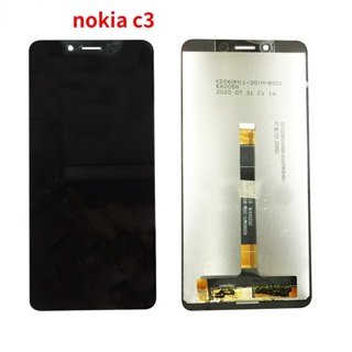 แผงเซนเซอร์หน้าจอสัมผัส LCD 5.99 นิ้ว สําหรับ Nokia C3