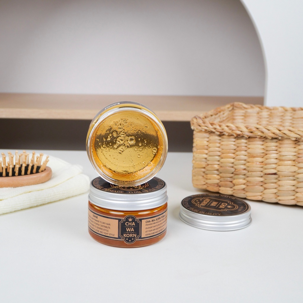 chawakorn-pomade-100-g-ผลิตภัณฑ์สำหรับร้านตัดผม-เซ็ตผมแว็กแต่งผม