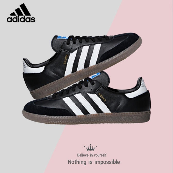 ของแท้พิเศษ-adidas-originals-samba-samba-0g-mens-and-womens-รองเท้าผ้าใบ-b75807