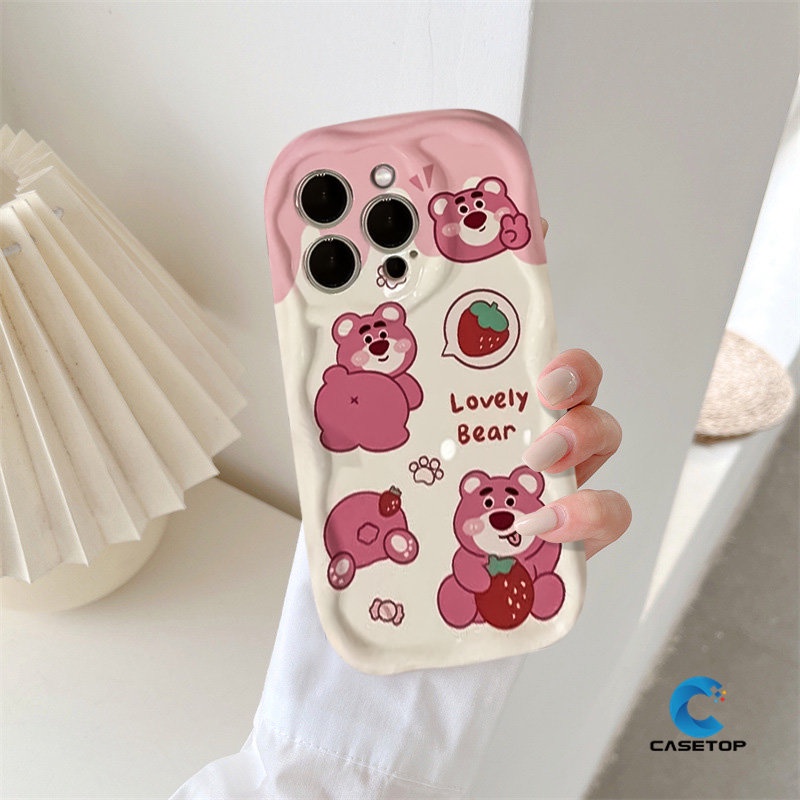 เคสโทรศัพท์มือถือ-ขอบโค้ง-ลายการ์ตูนโดราเอมอน-ทอยสตอเบอรี่-หมีน่ารัก-3d-สําหรับ-redmi-note-8-10s-11-10-9-11s-redmi-a2-9t-a1-10a-10-9c-nfc-9a-9