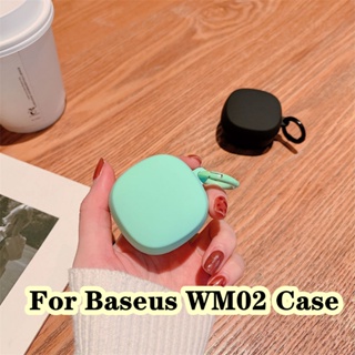 【พร้อมส่ง】เคสหูฟัง แบบนิ่ม เรียบง่าย สําหรับ Baseus WM02 WM02