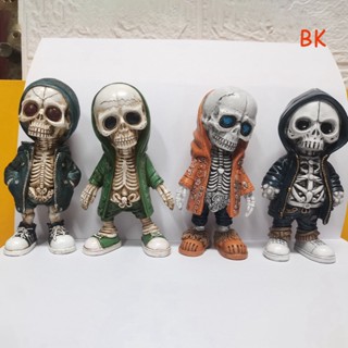 Bk ฟิกเกอร์เรซิ่น รูปโครงกระดูก สําหรับตกแต่งโต๊ะ ​ของขวัญ