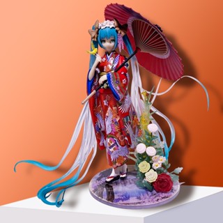 [New product in stock] Chuyin future mid-autumn deep sea color clothes and kimono Chuyin umbrella patrol second animation manual model GXDV