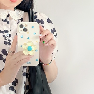 เคสโทรศัพท์มือถือ กันกระแทก ลายดอกไม้น่ารัก สไตล์เกาหลี สําหรับ iPhone 14 13 12 11 Pro Max