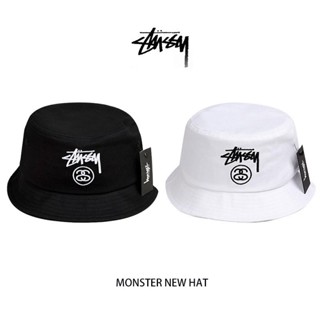 Stussy ของแท้ หมวกบักเก็ต กันแดด สไตล์คลาสสิค สําหรับผู้ชาย ผู้หญิง