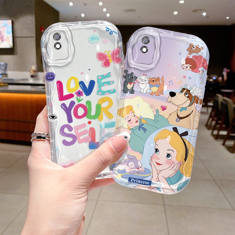 เคส-redmi-9a-เคสโทรศัพท์มือถือ-แบบใส-ลายครีม-สําหรับ-redmi-9a