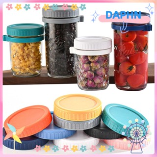 DAPHS ฝาปิดขวดโหลเมสัน ทนทาน ใช้ซ้ําได้ 6 ชิ้น